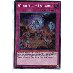 World Legacy Trap Globe carta yugi CIBR-EN074 Super Rare