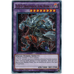 D/D/D Dragonbane King Beowulf carta yugi SDPD-EN041 Ultra Rare