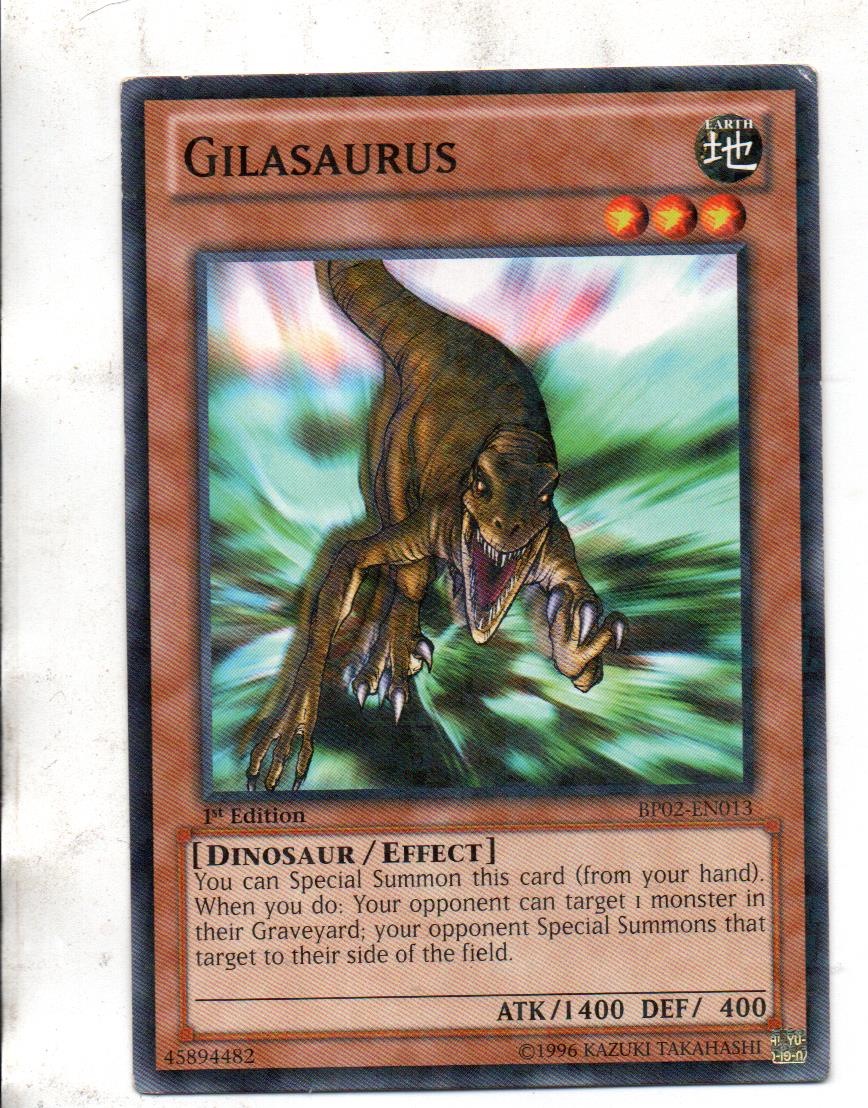 Gilasaurus carta yugi BP02-EN013 Common