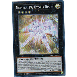 Number 39: Utopia Rising carta yugi MAZE-EN021 Super Rare