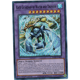 Gate Guardian of Water and Thunder carta yugi MAZE-EN006 Super Rare