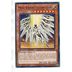 Mekk-Knight Yellow Star carta yugi MAZE-EN044 Rare