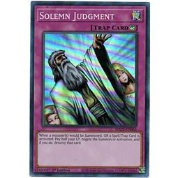 Solemn Judgment carta yugi MAZE-EN063 Super Rare