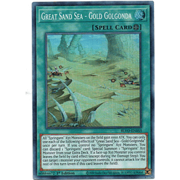 Great Sand Sea - Gold Golgonda carta yugi BLVO-EN055 Super Rare