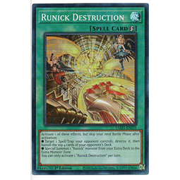 Runick Destruction  carta yugi TAMA-EN031 Super Rare