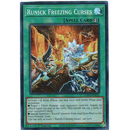 Runinck Freezing Curses carta yugi TAMA-EN033 Super Rare