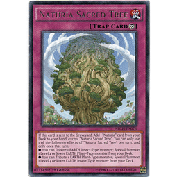 Naturia Sacred Tree cartas yugi NECH-EN076 Rare