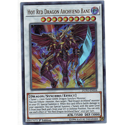 Hot Red Dragon Archfiend Bane cartas yugi DUPO-EN058 Ultra Rare