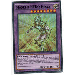 Masked HERO Koga cartas yugi SDHS-EN042 Super Rare