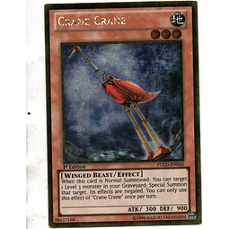 Crane Crane cartas sueltas PGLD-EN042 Gold Rare