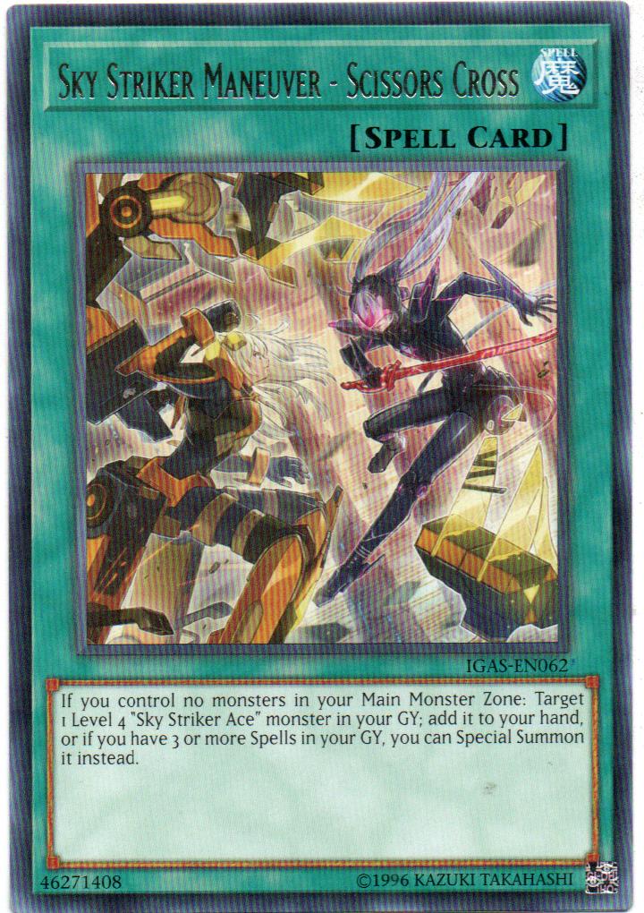 Sky Striker Maneuver - Scissors Cross cartas sueltas IGAS-EN062 Rare