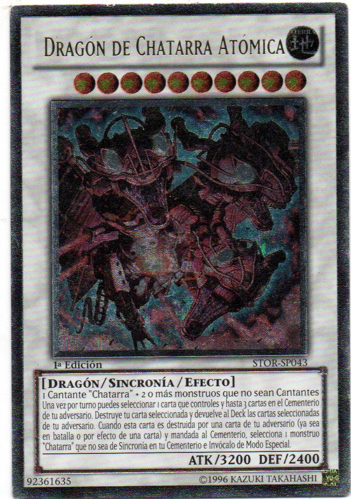 Dragon De Chatarra Atomica cartas sueltas STOR-SP043 Ultra Rare