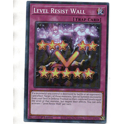 Level Resist Wall cartas sueltas EGO1-EN005 Super Rare