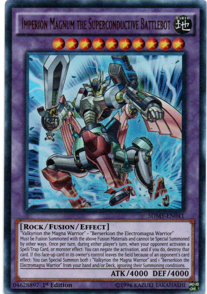 Imperion Magnum The Superconductive Battlebot carta suelta SDMY-EN041 Ultra Rare