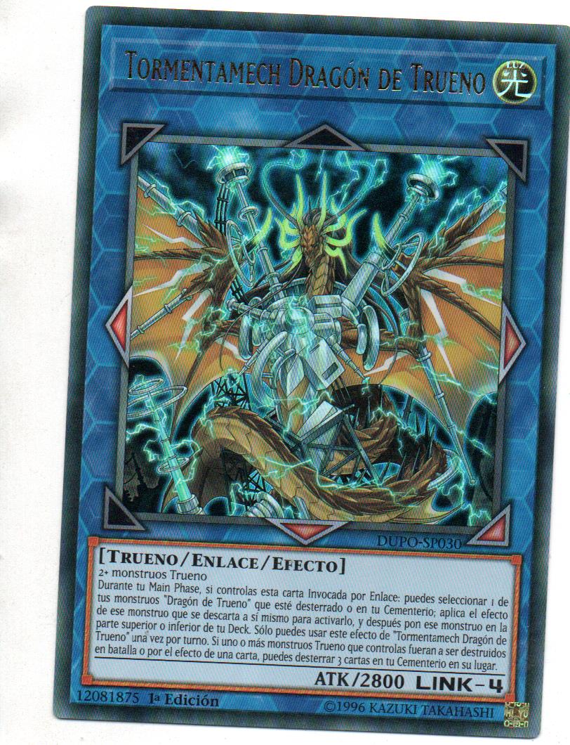 Tormentamech Dragon De Trueno carta suelta DUPO-SP030 Ultra Rare