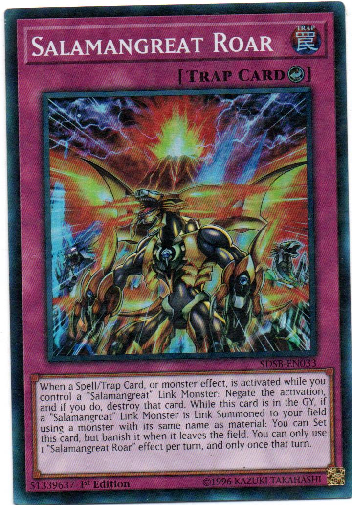 Salamangreat Roar carta suelta SDSB-EN033 Super Rare