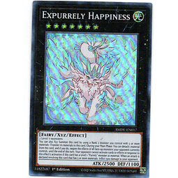 Expurrely Happiness carta suelta AMDE-EN017 Super Rare