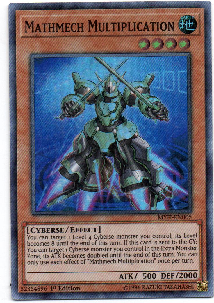 Mathmech Multiplication carta suelta MYFI-EN005 Super Rare