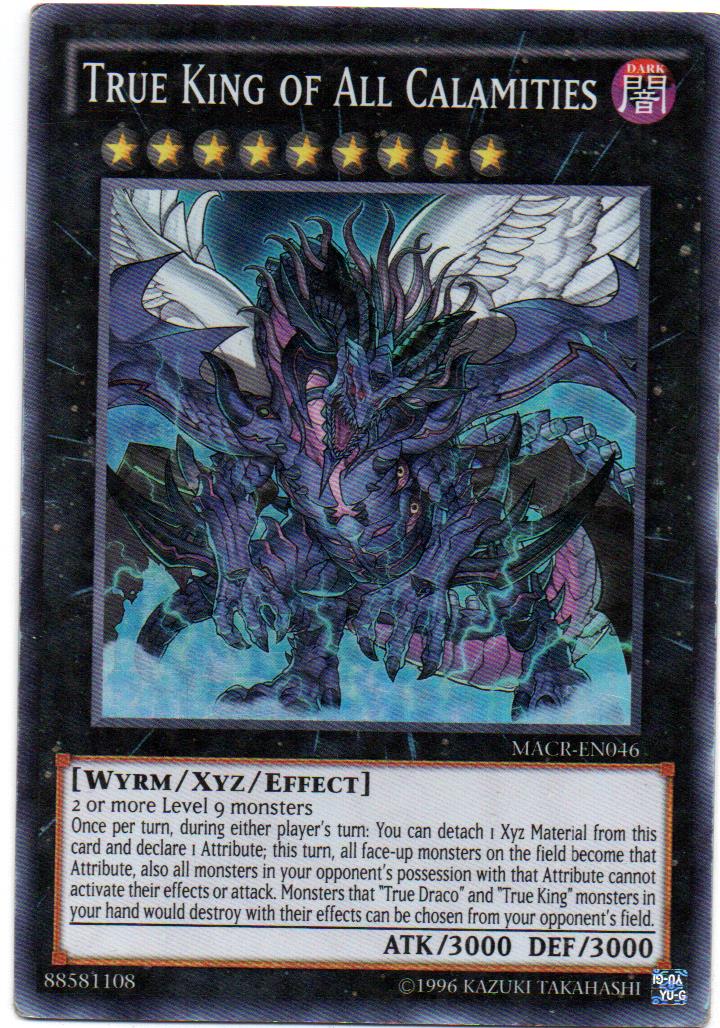 True King Of All Calamities carta suelta MACR-EN046 Super Rare