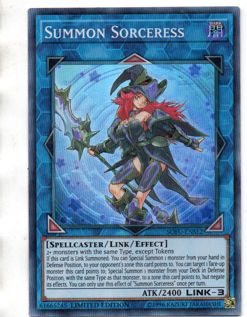 Summon Sorceress carta suelta SOFU-ENSE2 Super Rare