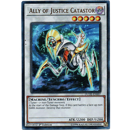 Ally Of Justice Catastor carta suelta DUDE-EN007 Ultra Rare