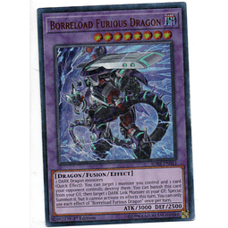 Borreload Furious Dragon carta yugi SDRR-EN042 Ultra