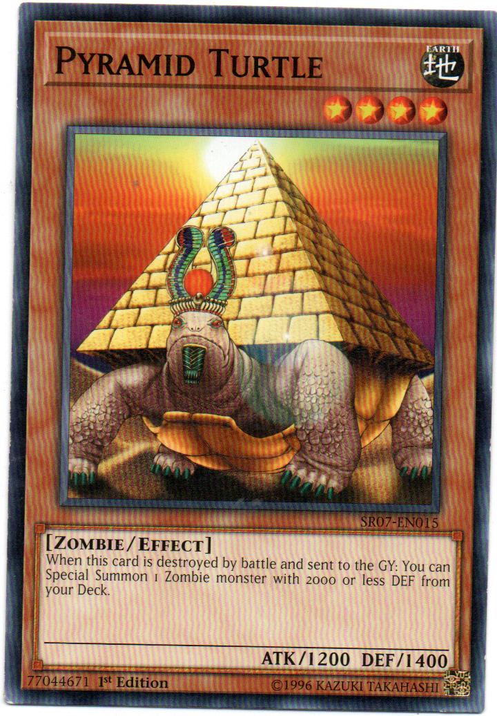 Pyramid Turtle carta yugi SR07-EN015 Comun