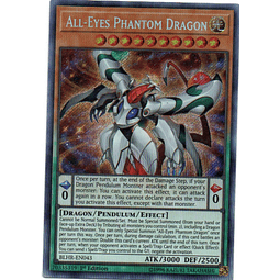 All-Eyes Phantom Dragon carta yugi BLHR-EN043 Secreta