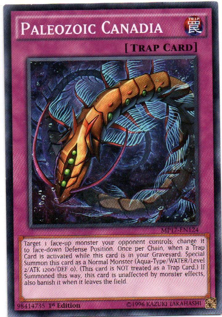 Paleozoic Canadia carta yugi MP17-EN124 Comun