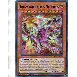 Transcendosaurus Meteorus carta yugi WISU-EN002 Super Rare