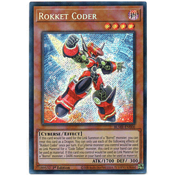 Rokket Coder carta yugi BLMR-EN006 Secret Rare
