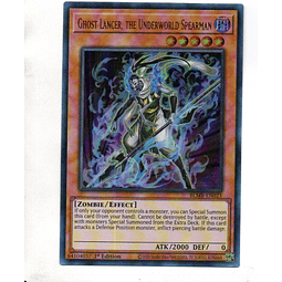 Ghost Lancer, the Underworld Spearman carta yugi BLMR-EN023 Ultra Rare