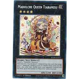 Madolche Queen Tiaramisu carta yugi BLMR-EN076 Secret Rare