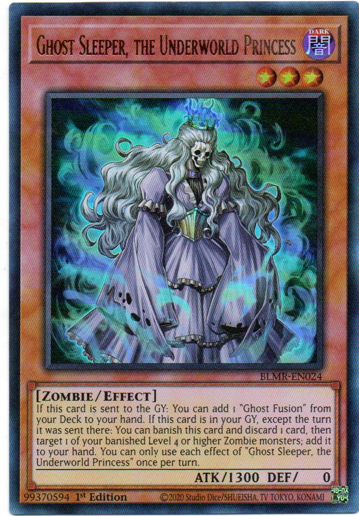 Ghost Sleeper, the Underworld Princess carta yugi BLMR-EN024 Ultra Rare