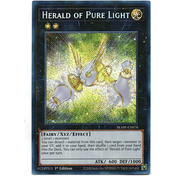 Herald of Pure Light carta yugi BLMR-EN078 Secret Rare