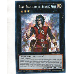 Dante, Traveler of the Burning Abyss carta yugi BLMR-EN081 Secret Rare
