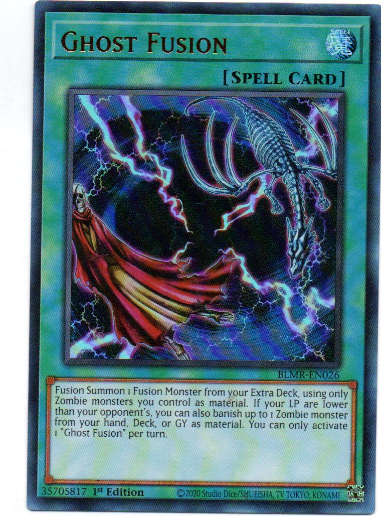 Ghost Fusion carta yugi BLMR-EN026 Ultra Rare