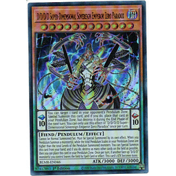 D/D/D/D Super-Dimensional Sovereign Emperor Zero Paradox carta yugi BLMR-EN046 Ultra Rare