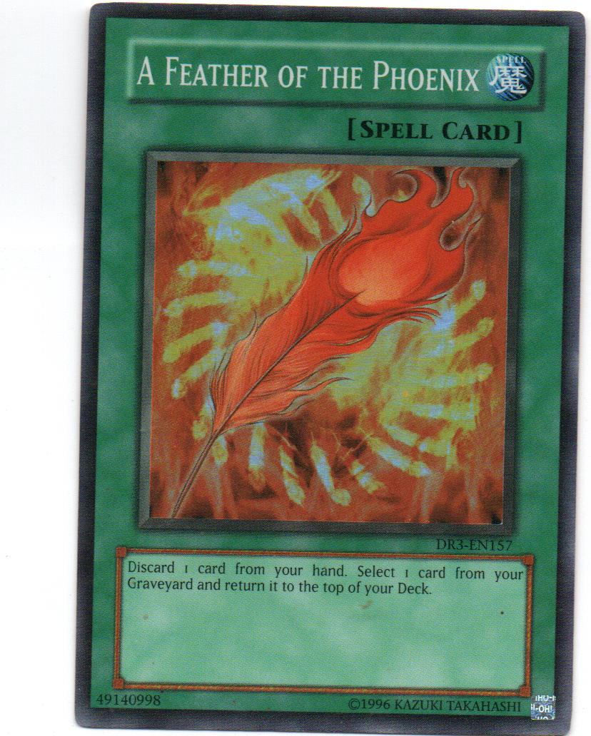 A Feather Of The Phoenix carta suelta DR3-EN157 Super Rare