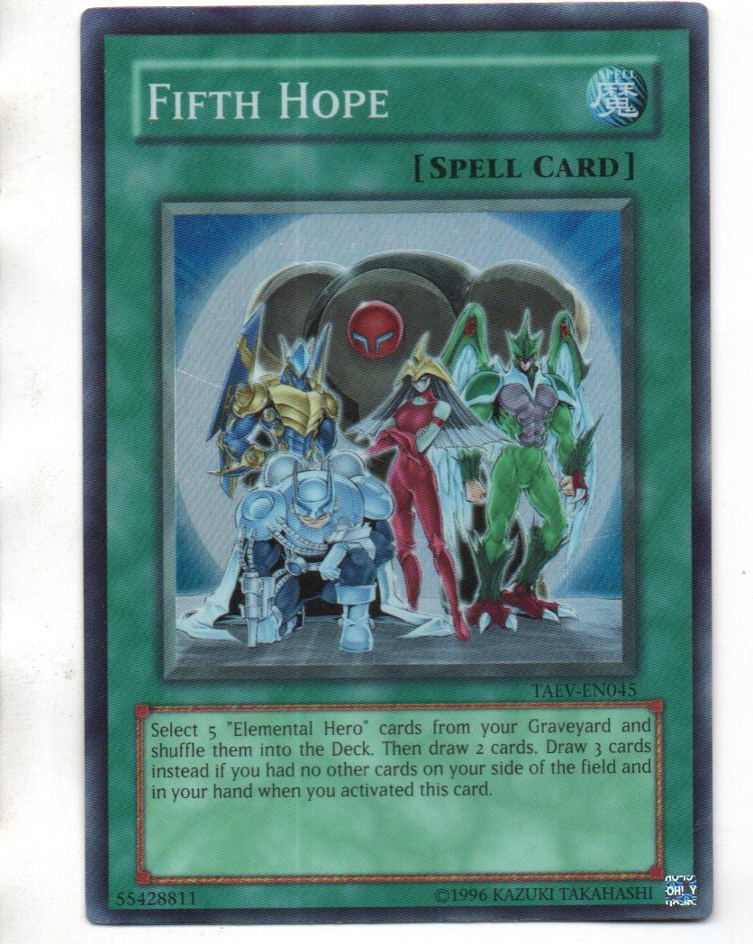 Fifth Hope carta suelta TAEV-EN045 Super Rare