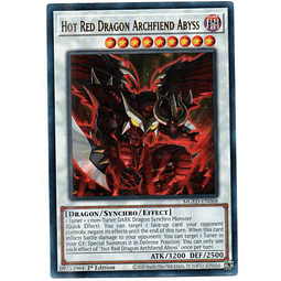 Hot Red Dragon Archfiend Abyss cartas sueltas MGED-EN068 Rare