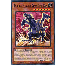 x3 Double-Headed Dino King Rex carta yugi DUNE-EN007 Common