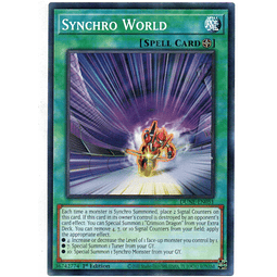 x3 Synchro World carta yugi DUNE-EN051 Common
