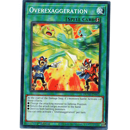 x3 Overexaggeration carta yugi DUNE-EN065 Common
