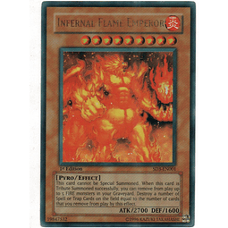 Infernal Flame Emperor carta yugi SD3-EN001 Ultra Rare