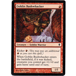Goblin Bushwhacker carta mtg Comun