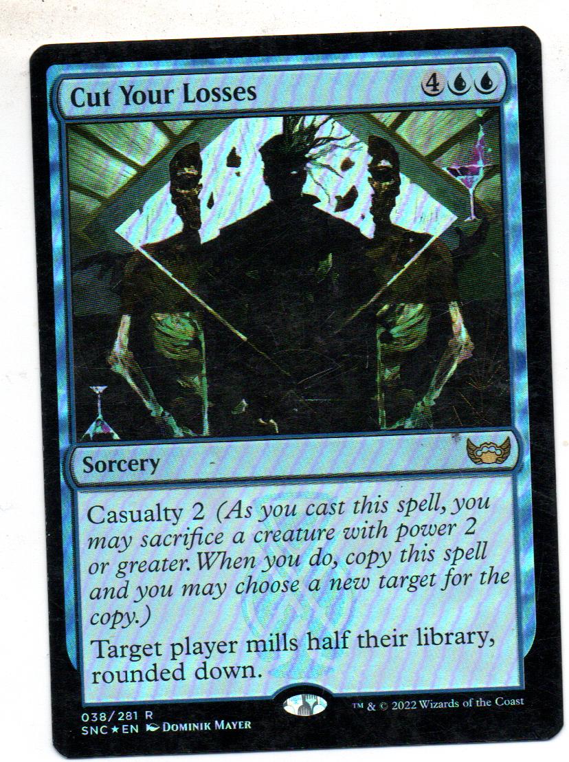 Cut Your Losses Foil carta mtg Rara