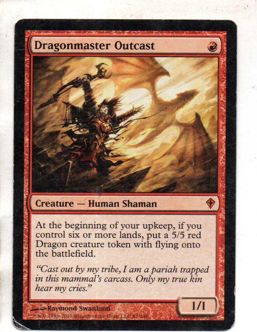Dragonmaster Outcast carta mtg Mythic