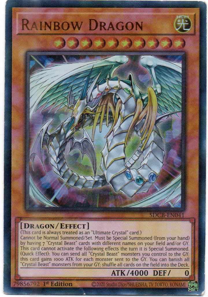 Raibow Dragon carta yugi SDCB-EN041