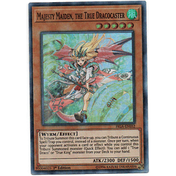 Majesty Maiden, The true Dracocaster carta yugi FIGA-EN052